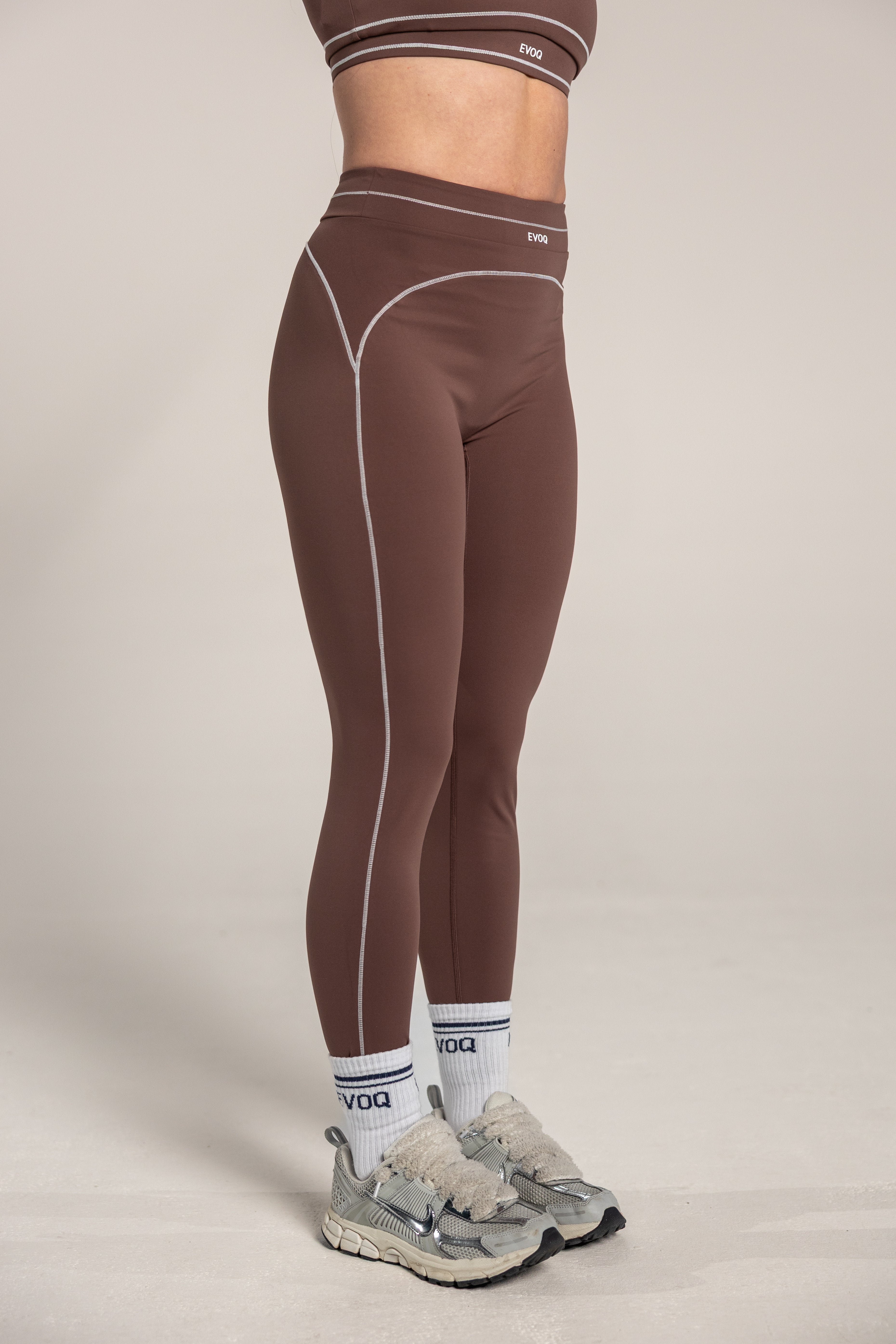 EVOQ SCULPT LEGGINGS BROWN