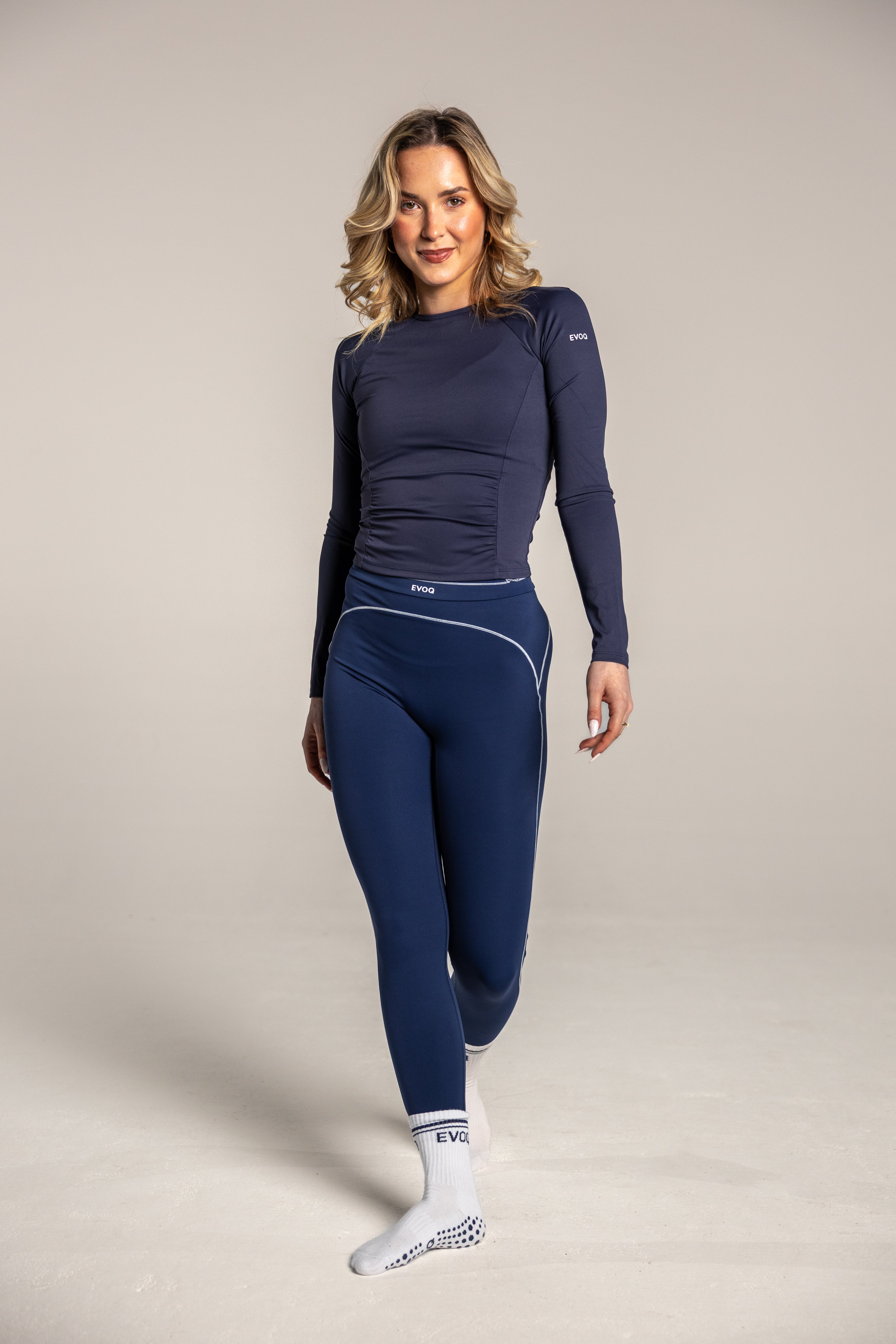 EVOQ SCULPT LONGSLEEVE BLUE