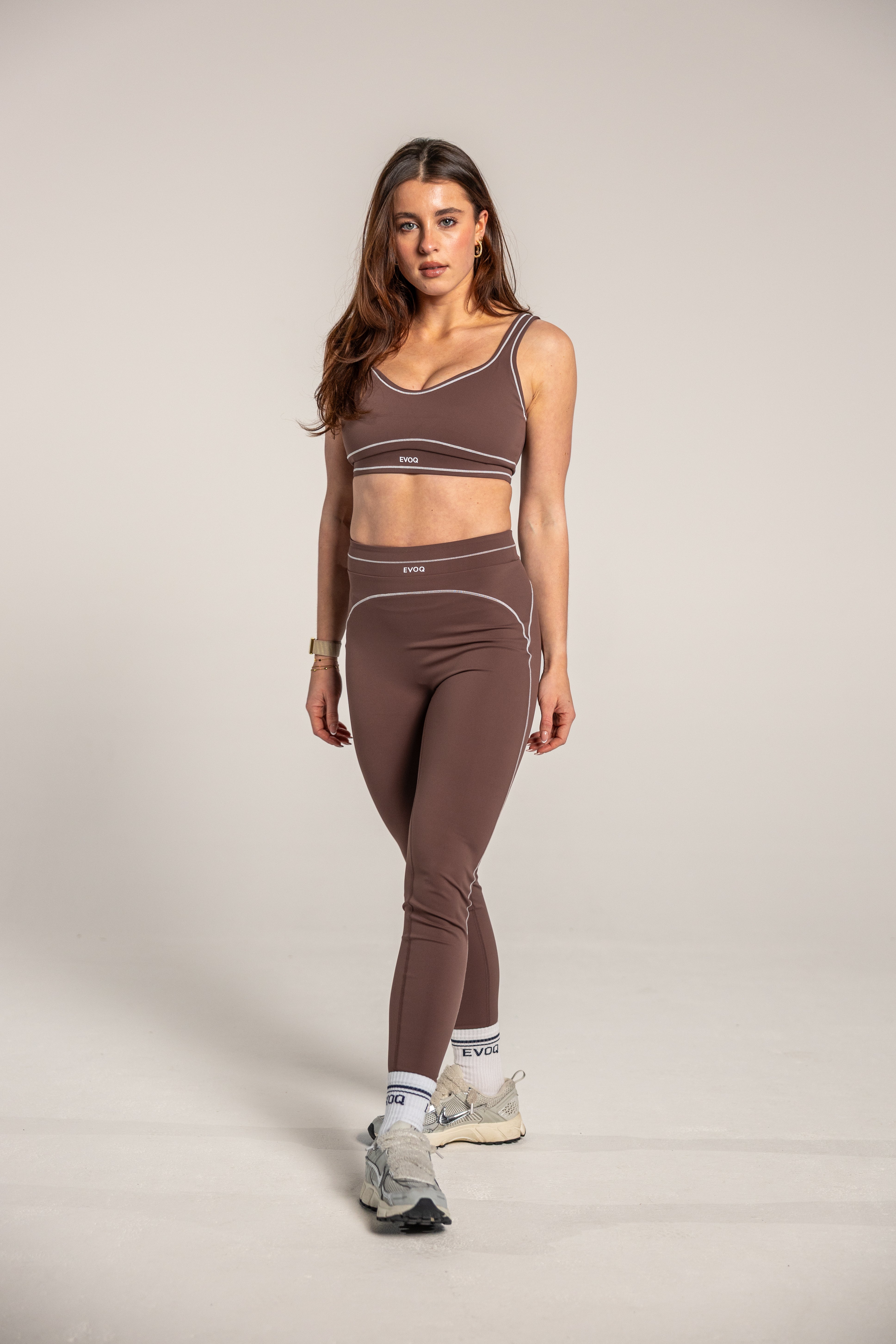 EVOQ SCULPT LEGGING BROWN