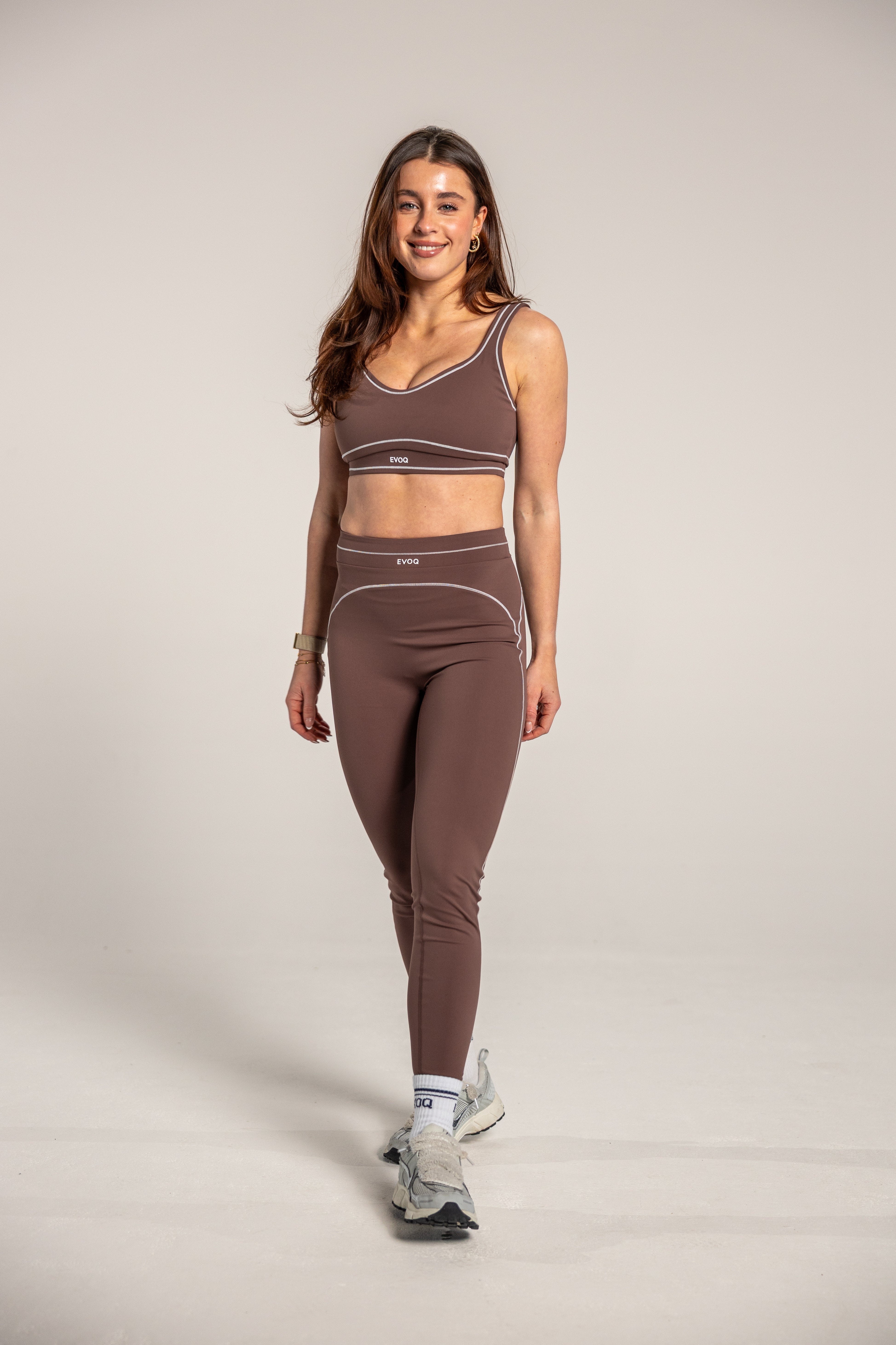 EVOQ SCULPT LEGGING BROWN