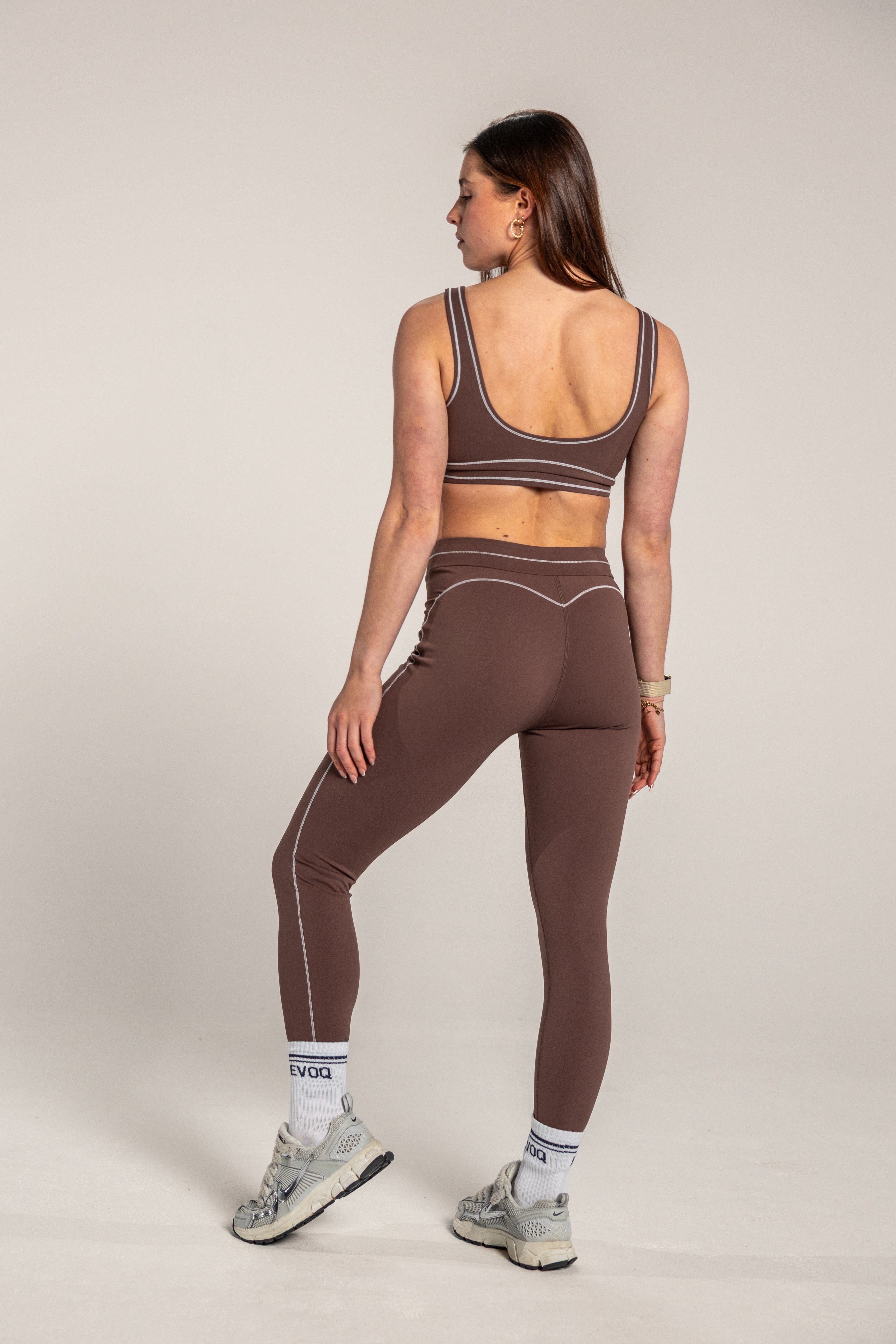 EVOQ SCULPT LEGGINGS BROWN