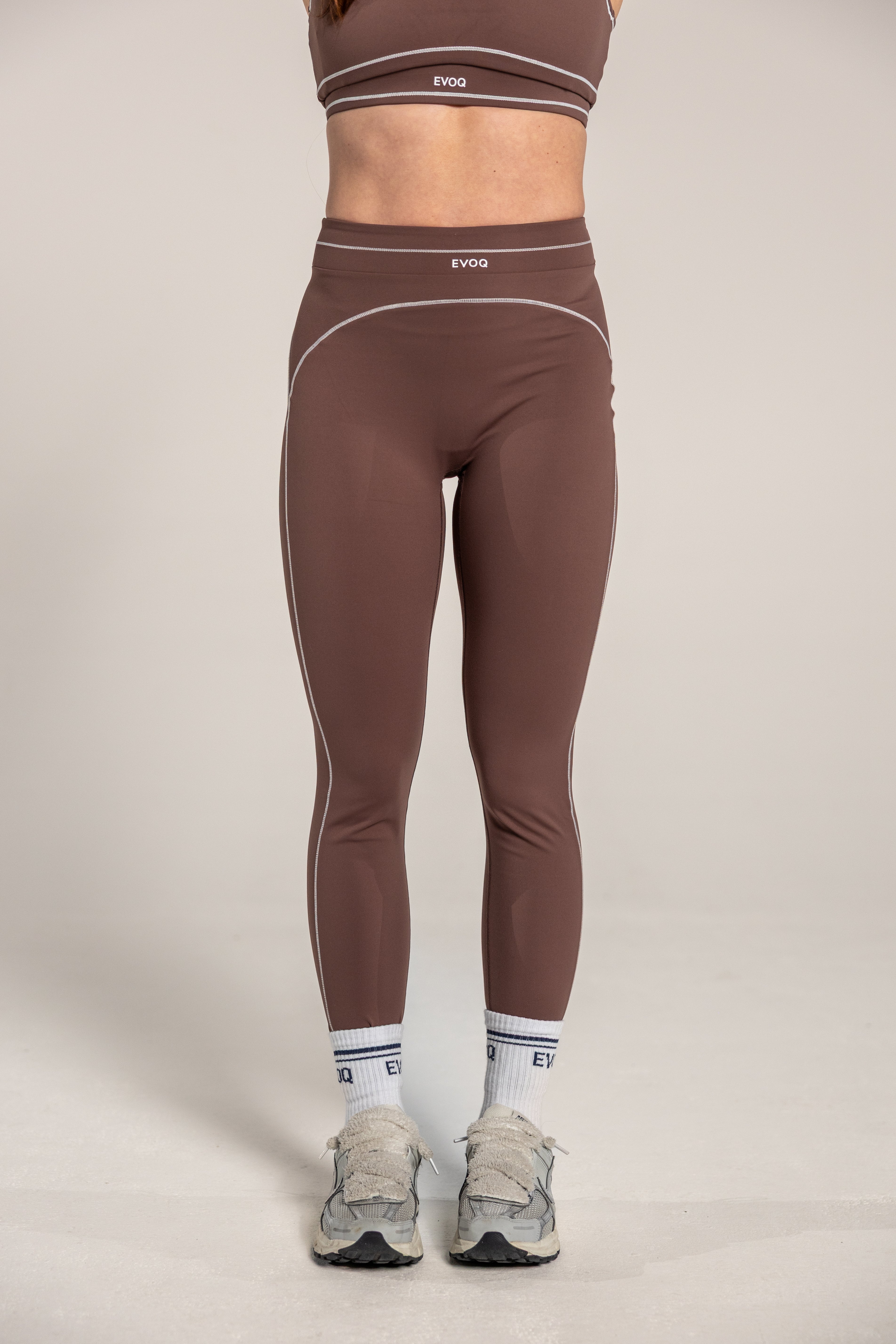 EVOQ SCULPT LEGGINGS BROWN